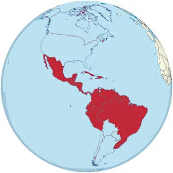 Área Geográfica de la Hormiga Cortadora de Hojas