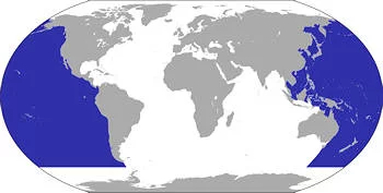 Área geográfica del Cangrejo Yeti